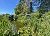 Natur pur: Großzügiges Baugrundstück in zweiter Baureihe und guter Lage - Gartenteich mit Gartenhaus