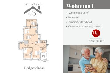 Winkelgevel 43 – attraktiver Neubau in Brinkum, 28816 Stuhr, Erdgeschosswohnung