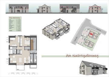 +++Neubauprojekt “ Am Nachtigallenweg“ – Hochwertige Komfortwohnungen mit perfekter Raumaufteilung in guter Lage nähe Marktplatz+++, 28844 Weyhe, Etagenwohnung