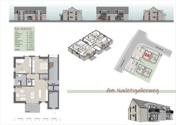 +++Neubauprojekt “ Am Nachtigallenweg“ – Hochwertige Komfortwohnungen mit perfekter Raumaufteilung in guter Lage nähe Marktplatz+++, 28844 Weyhe, Erdgeschosswohnung