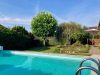 Gepflegter Bungalow in ruhiger Stadtrandlage von Sulingen - Pool mit Blick in den Garten